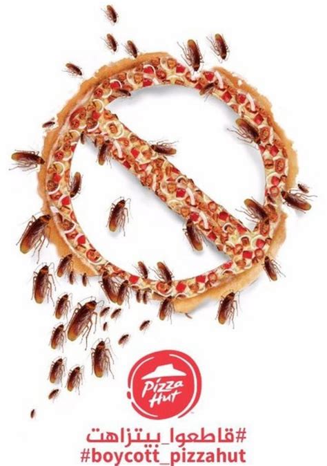 pizza hut boycott ad.